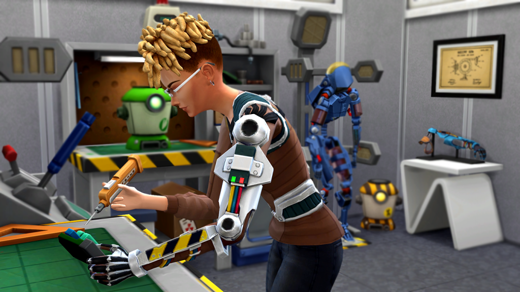 Robototehnika v The Sims 4 V Universitete